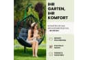 Hobbygarden Hängesessel-Kissen Schwarz 120x100 cm Bild 1