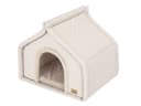 Hobbydog Hundehöhle Diamond aus Ekoleder, faltbar mit weichem Kissen Bild 2
