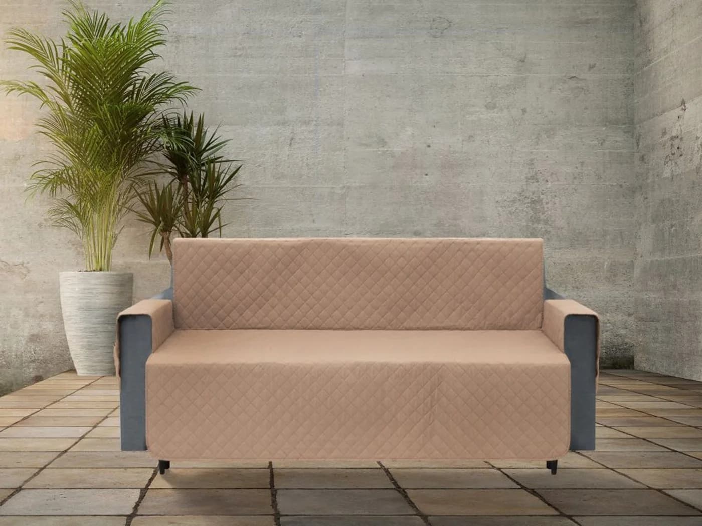 Hobbydog Sofahusse Wasserdicht Beige Mikrofaserschutz - Bild 3