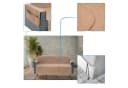 Hobbydog Sofahusse Wasserdicht Beige Mikrofaserschutz Bild 4