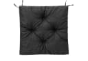 Hobbygarden Stuhlkissen Schwarz 45x45cm Wetterfest Bild 3