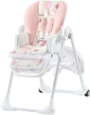 Kinderkraft Hochstuhl YUMMY Rosa 3-Punkt-Sicherheitsgurt Bild 2