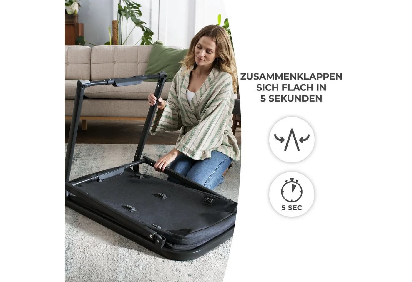 KINDERKRAFT Baby-Reisebett SOFI Grau 3-in-1 mit Matratze - Bild 4