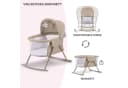 Kinderkraft Baby-Reisebett LOVI Beige Bild 3