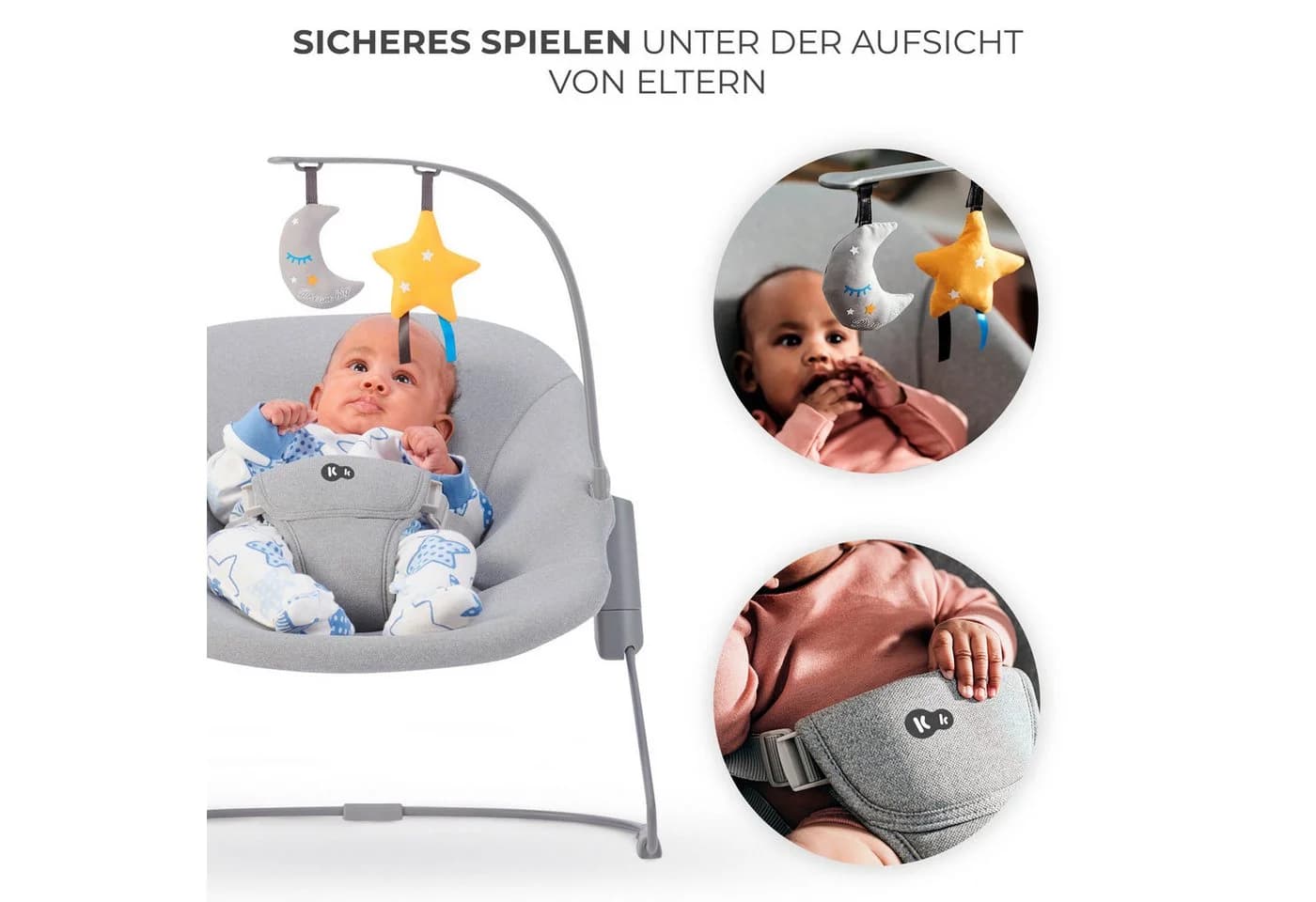 Kinderkraft Babywippe CALMEE - Babywippe Babyliege - Bild 5