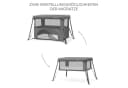 KINDERKRAFT CAMI Baby-Reisebett 3-in-1 Grau Bild 3