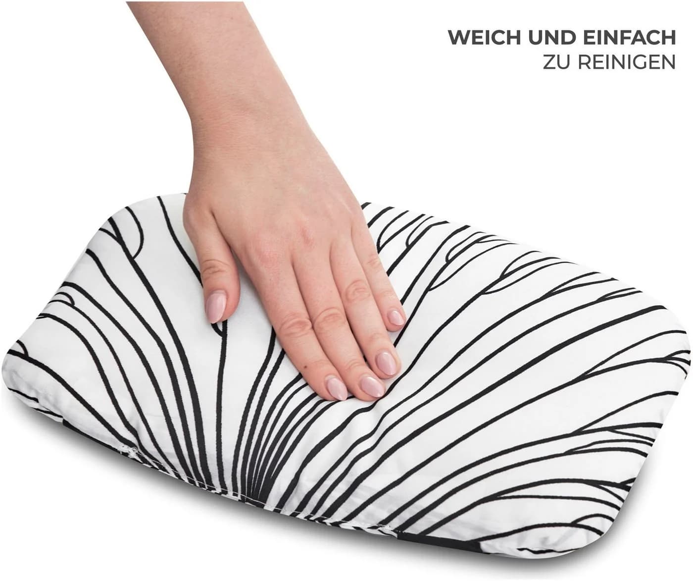 Kinderkraft Kinder-Sitzauflage ENOCK Schwarz/Weiß - Bild 3
