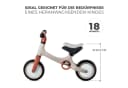 KINDERKRAFT Laufrad TOVE Beige Ergonomischer Sattel Bild 3
