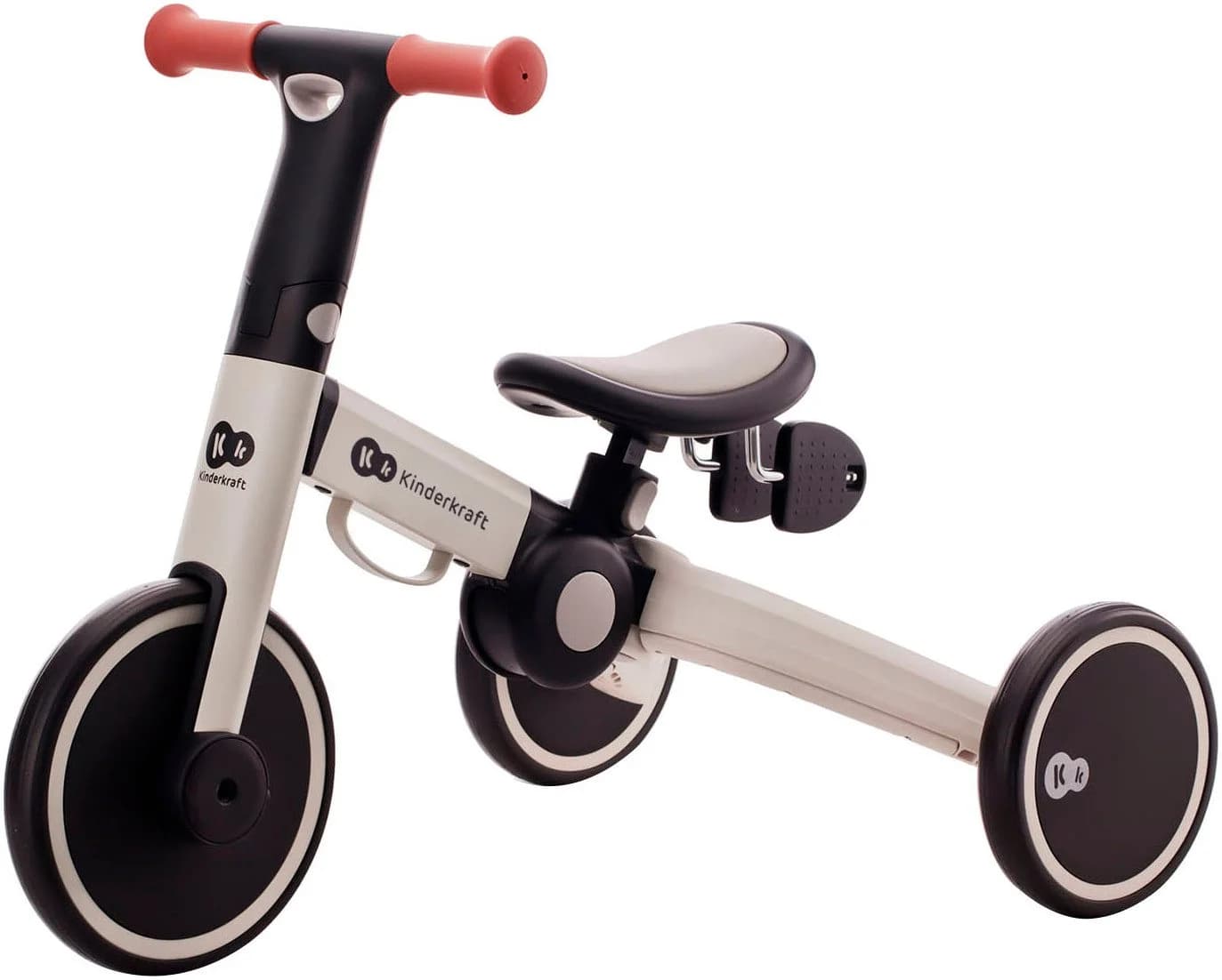 KINDERKRAFT 4TRIKE Laufrad 3-in-1 Silber Grau Faltbar - Bild 2