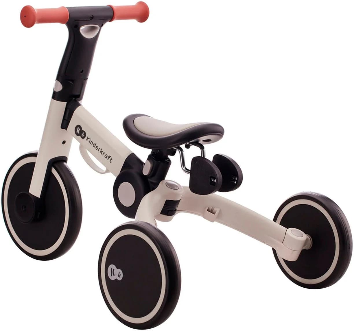 KINDERKRAFT 4TRIKE Laufrad 3-in-1 Silber Grau Faltbar - Bild 3