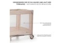Kinderkraft Baby-Reisebett JOY 2 Beige 2-in-1 Klappbett Bild 4