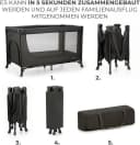 Kinderkraft Baby-Reisebett JOY LIGHT Grau mit Tragetasche Bild 3