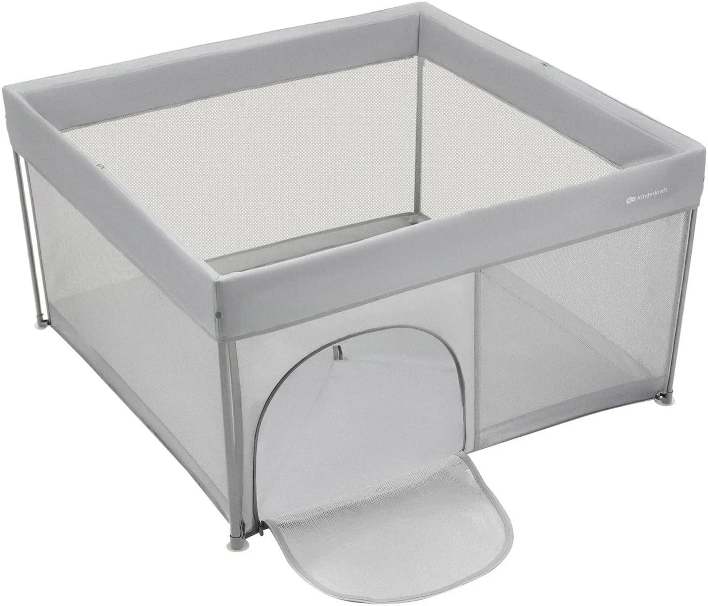 Kinderkraft Laufstall ZIKI mit Tragetasche Grau - Bild 2