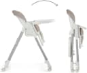 KINDERKRAFT TULO Hochstuhl Beige 3-in-1 mit Rollen Bild 4