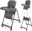 KINDERKRAFT TULO Hochstuhl Grau 3-in-1 mit Rollen Bild 2