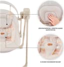 KINDERKRAFT Swingee Babywippe Elektrisch Beige mit Timer Bild 4