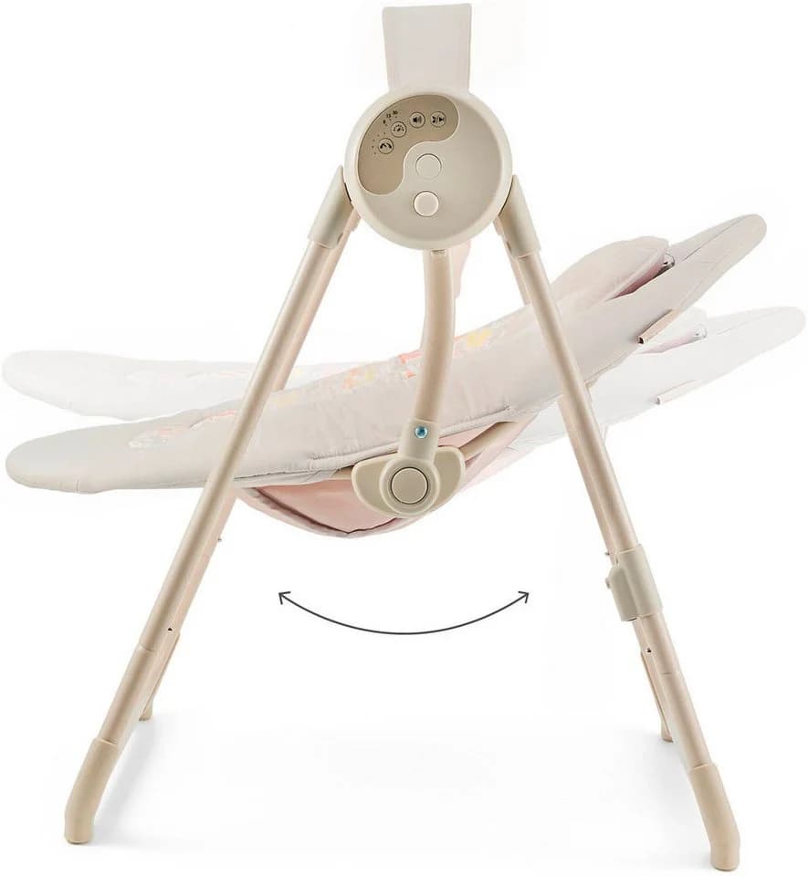 KINDERKRAFT Swingee Babywippe Elektrisch Beige mit Timer - Bild 5