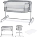 Kinderkraft Beistellbett Neste Up 2 Grau 2-in-1 Babybett Bild 2