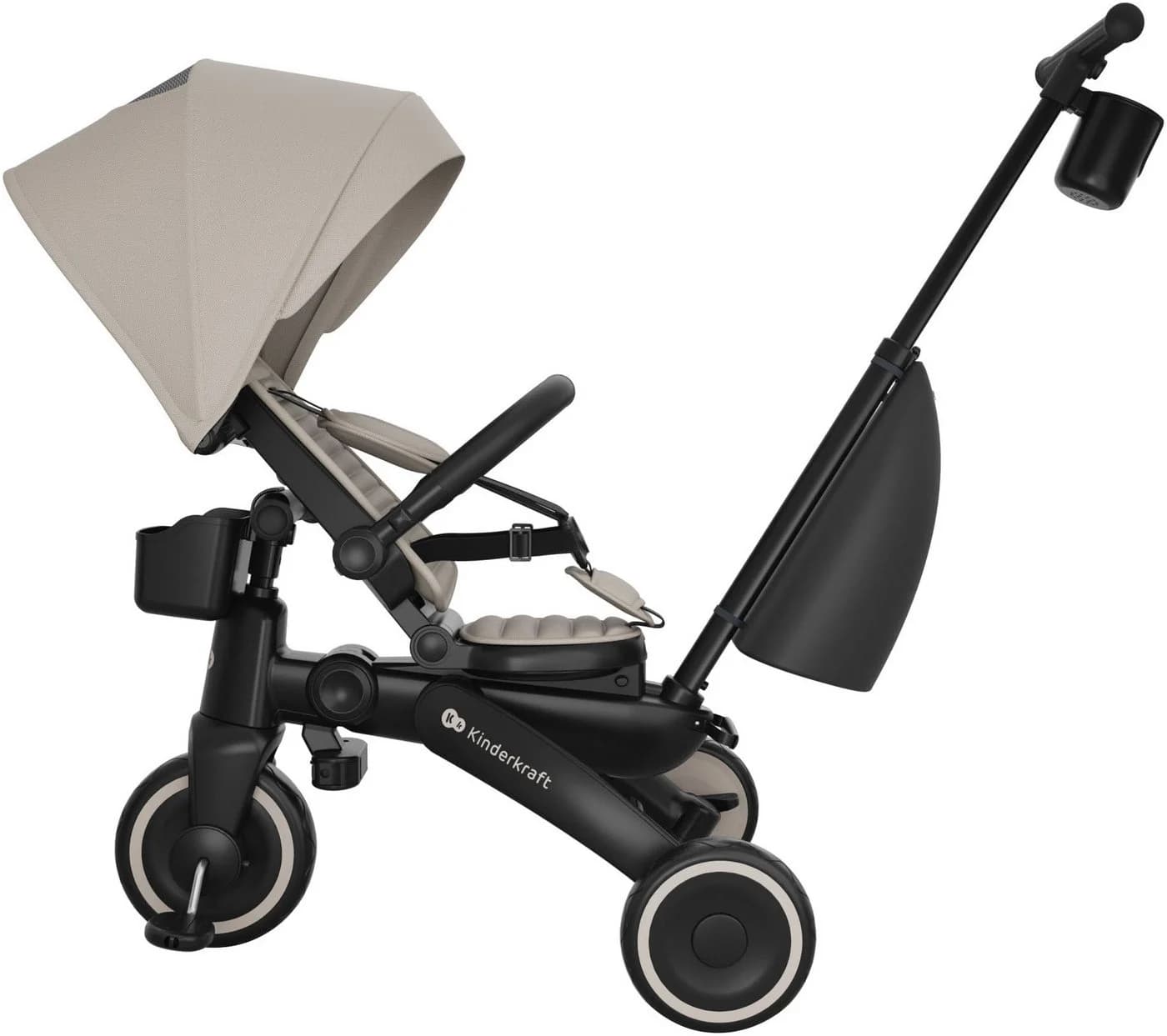 KINDERKRAFT Dreirad Jazz 3 Beige 6-in-1 Klappbar - Bild 5