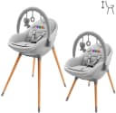 Kinderkraft Kombihochstuhl FINI UP 2in1 Grau mit Spielbügel Bild 5