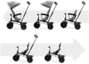 Kinderkraft Dreirad FREEWAY Grau mit 360° Sitz Bild 3