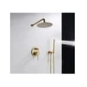 wohnwerk.idee Duschsystem Lungo Regendusche Unterputz Gold Matt Poliert Bild 5
