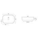 wohnwerk.idee Aufsatzwaschbecken Livia Beige/Grau Stein Optik Bild 5