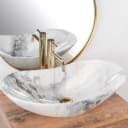 wohnwerk.idee Aufsatzwaschbecken Royal Granit Keramik Grau Bild 1