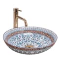 wohnwerk.idee Aufsatzwaschbecken Mexikanisch Ornamente Keramik Bild 2