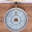 wohnwerk.idee Aufsatzwaschbecken Mexikanisch Ornamente Keramik Bild 4