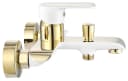 wohnwerk.idee Wannenarmatur Badewanne Weiß Schwarz Gold Chrom Bild 4