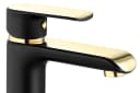 wohnwerk.idee Badarmatur Einhebelmischer Gold Schwarz Bild 1