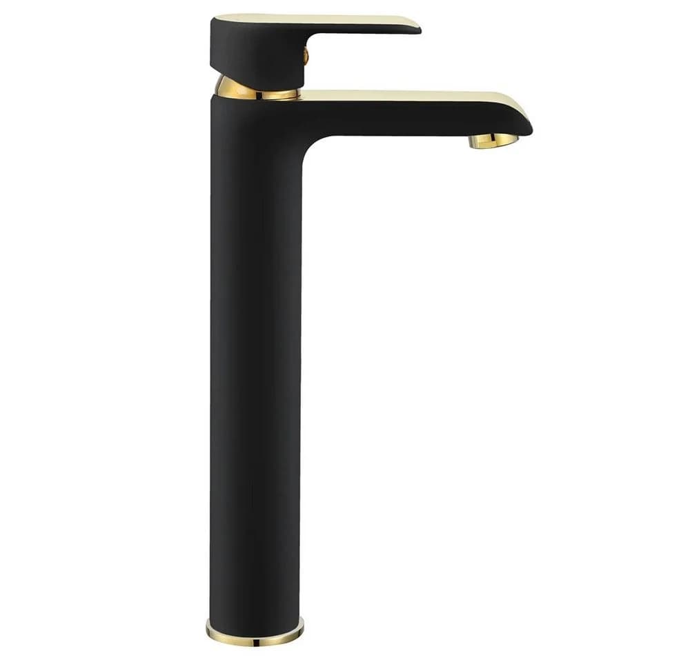 wohnwerk.idee Badarmatur Einhebelmischer Gold Schwarz - Bild 3