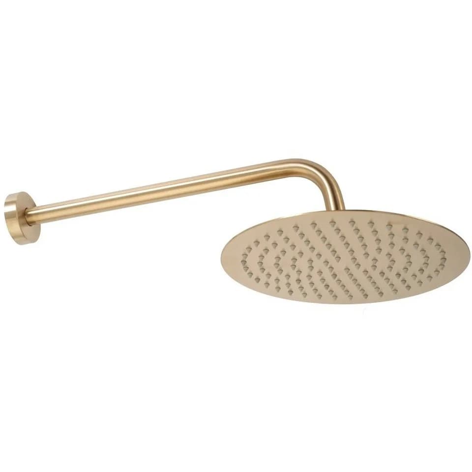 wohnwerk.idee Duschsystem Unterputz Thermostat Regendusche Gold Matt - Bild 3
