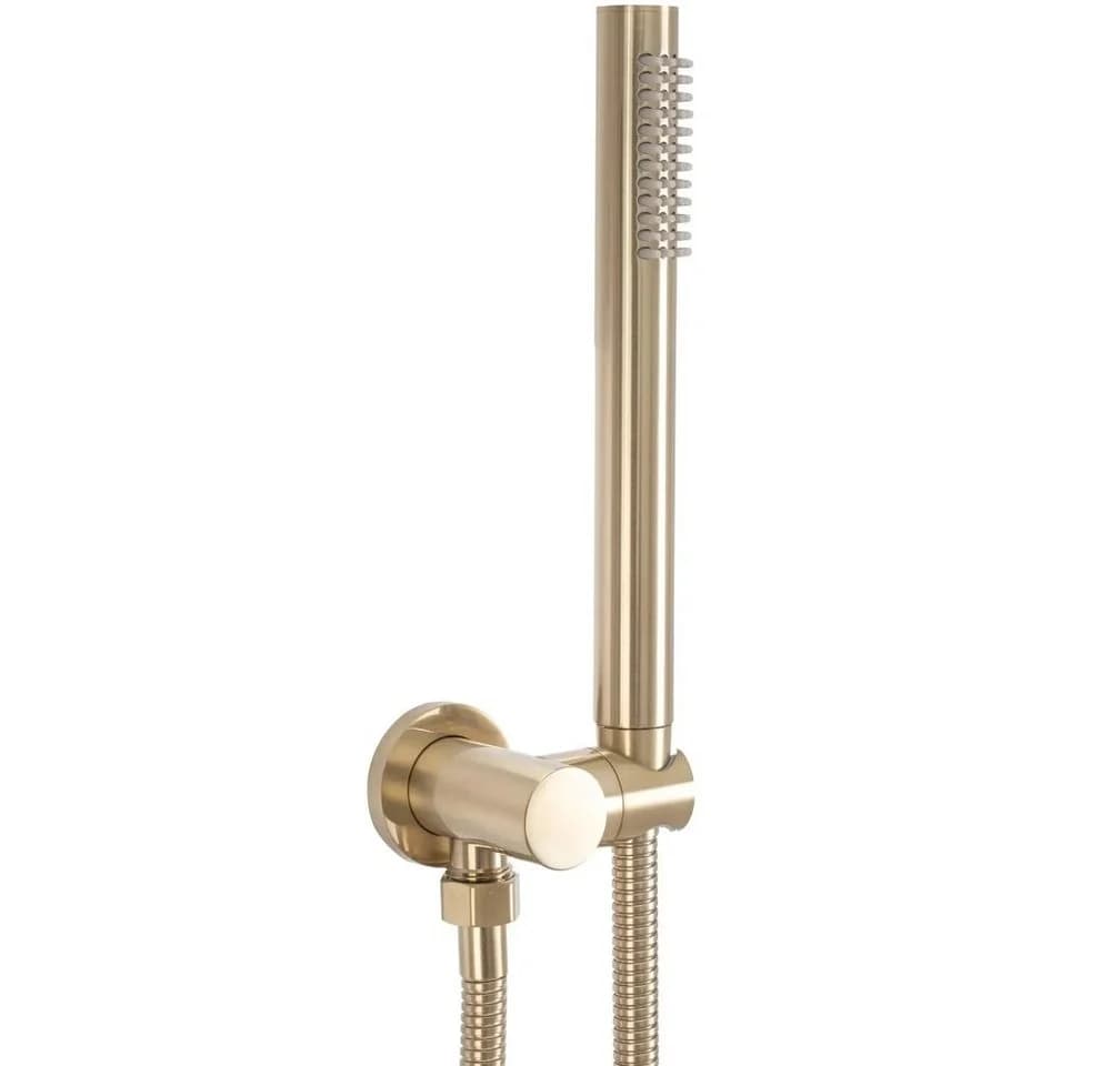 wohnwerk.idee Duschsystem Unterputz Thermostat Regendusche Gold Matt - Bild 4