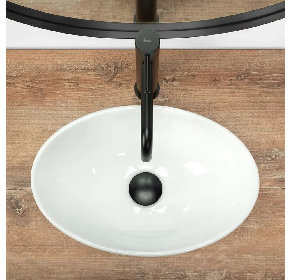wohnwerk.idee Aufsatzwaschbecken Pamela Mini Keramik Weiß - Bild 4