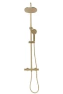 wohnwerk.idee Duschsystem PAROT Matt Gold mit Thermostat Bild 4