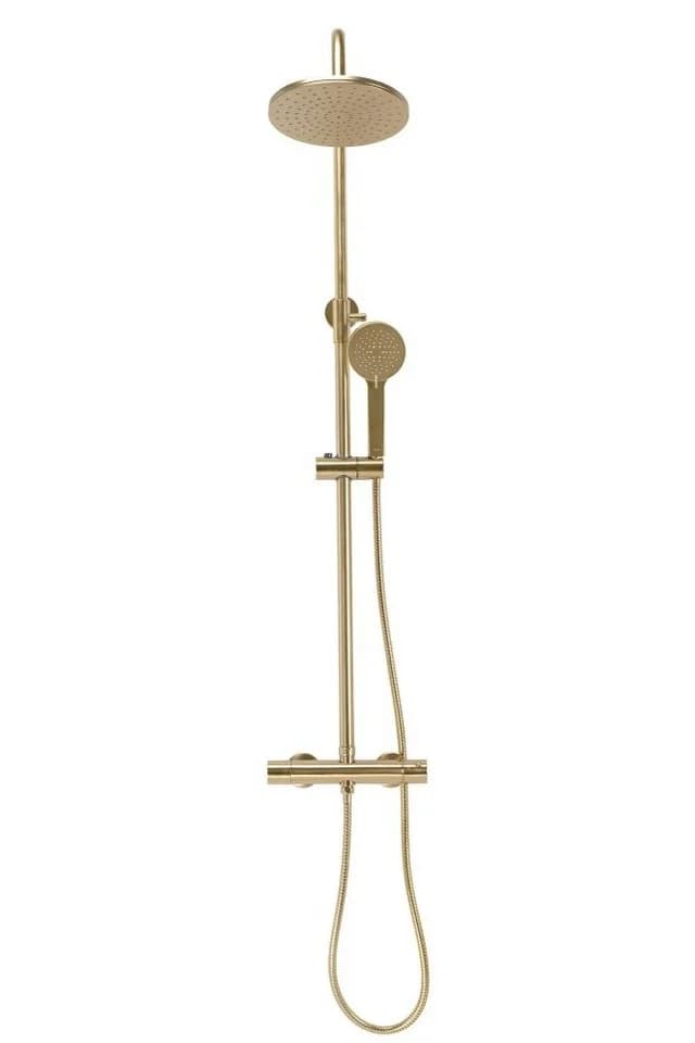 wohnwerk.idee Duschsystem PAROT Matt Gold mit Thermostat - Bild 4