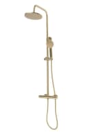 wohnwerk.idee Duschsystem PAROT Matt Gold mit Thermostat Bild 5