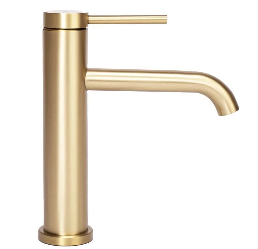 wohnwerk.idee Badarmatur Gold Matt Einhebelmischer Clif
