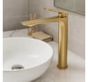 wohnwerk.idee Badarmatur Gold Schwarz Modernes Design Messing Waschbeckenarmatur Bild 2