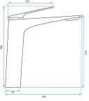 wohnwerk.idee Badarmatur Gold Schwarz Modernes Design Messing Waschbeckenarmatur Bild 5