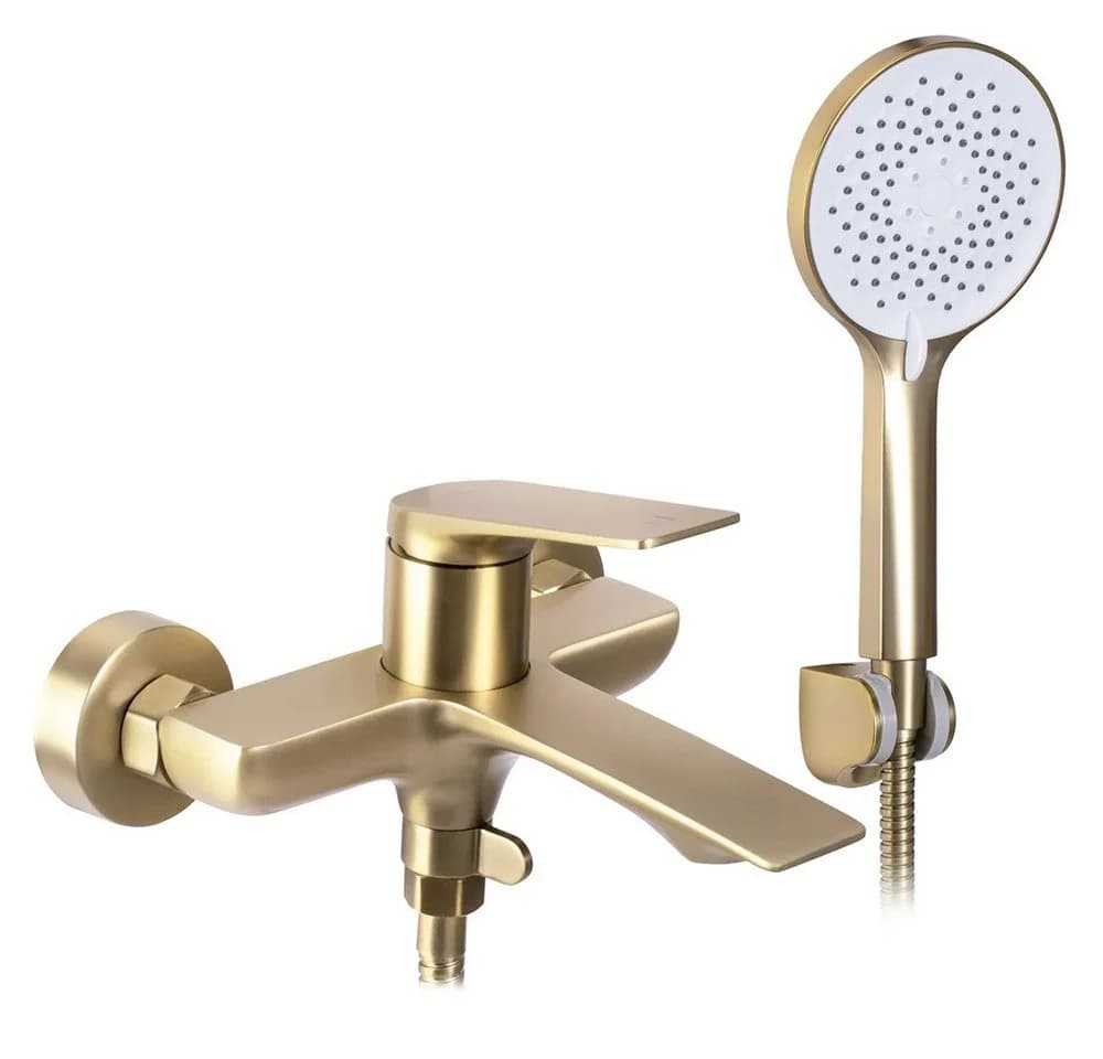 wohnwerk.idee Wannenarmatur Gold Matt Anthrazit - Bild 2