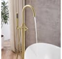 wohnwerk.idee Freistehende Badewannenarmatur Mono Gold Matt Bild 2