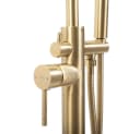 wohnwerk.idee Freistehende Badewannenarmatur Mono Gold Matt Bild 3