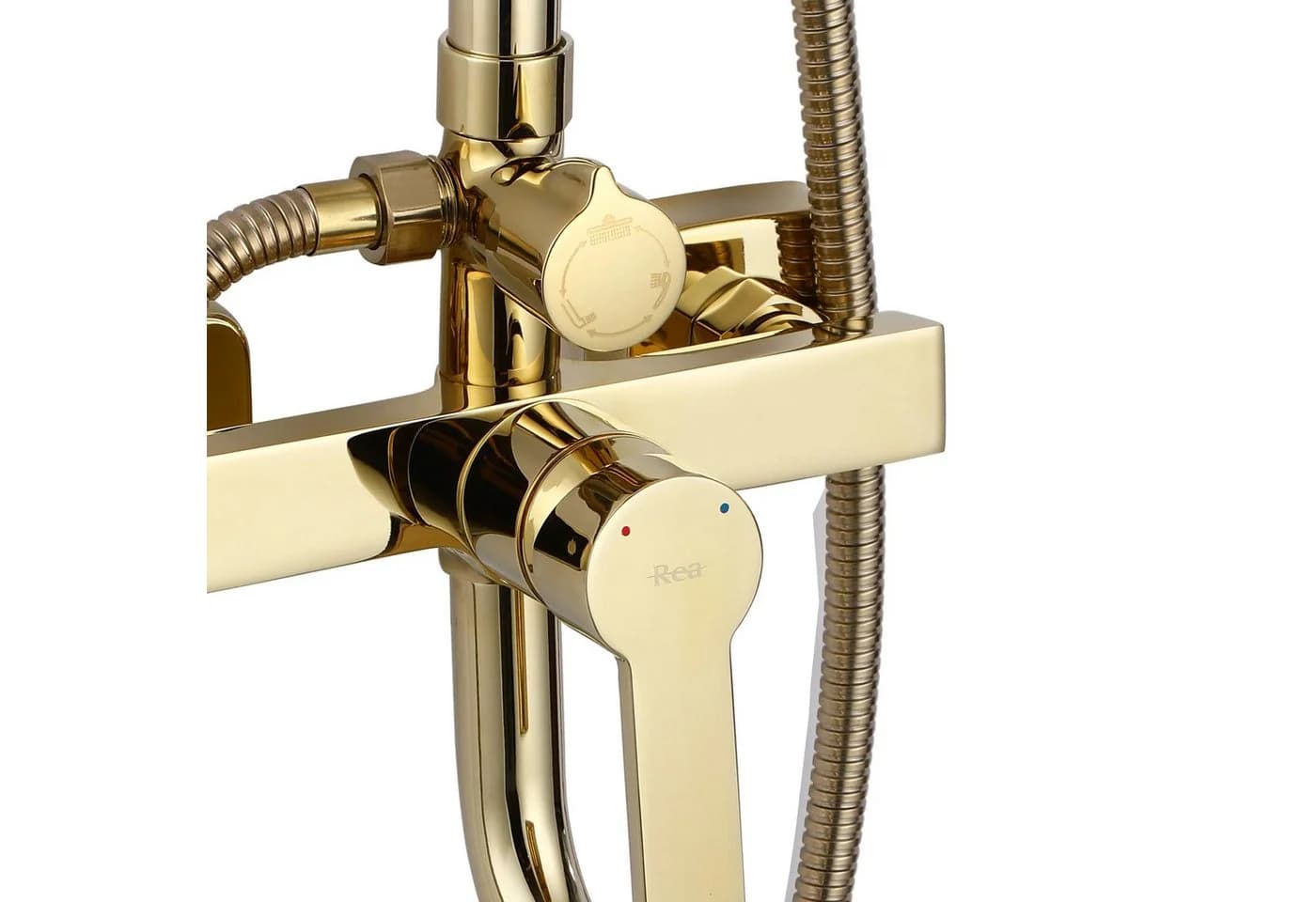 wohnwerk.idee Duschsystem Regenbrause Handbrause Einhebelmischer - Bild 5