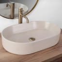 wohnwerk.idee Aufsatzwaschbecken Matt Weiß Beige Design Bild 1