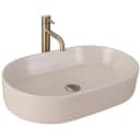 wohnwerk.idee Aufsatzwaschbecken Matt Weiß Beige Design Bild 2