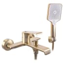 wohnwerk.idee Wannenarmatur Hasse Gold Matt Schwarz Bild 2