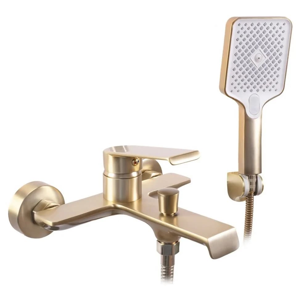 wohnwerk.idee Wannenarmatur Hasse Gold Matt Schwarz - Bild 2